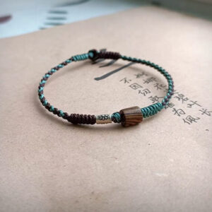 Unisex Bracelet "Urban Forest" | Black & Teal