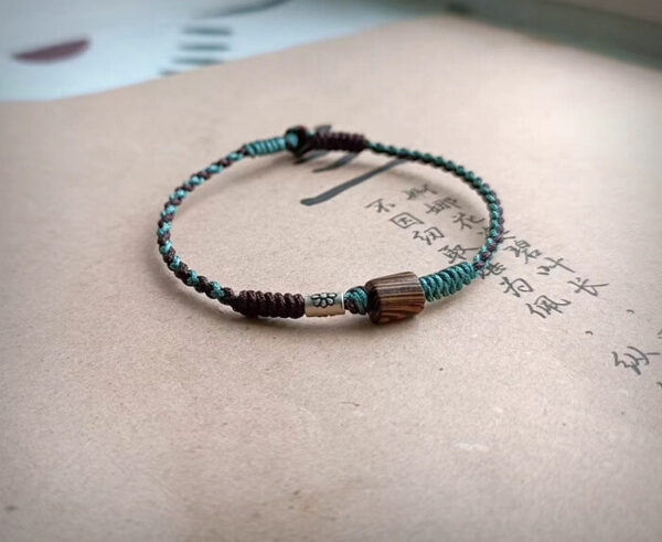 Unisex Bracelet "Urban Forest" | Black & Teal